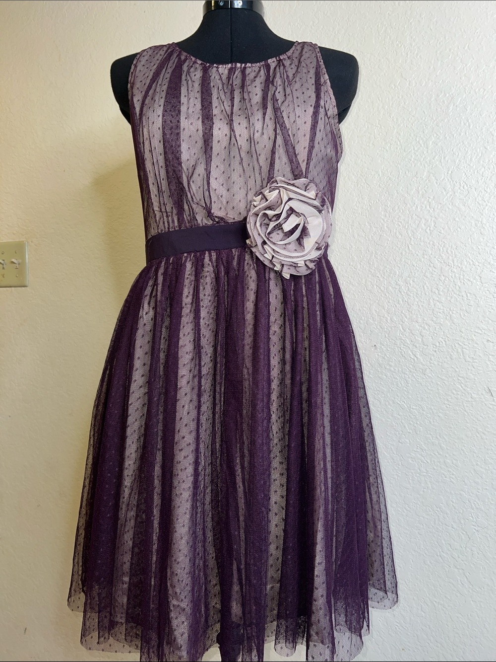 Ryu Sleeveless Swiss Dot Tulle Dress – NWT